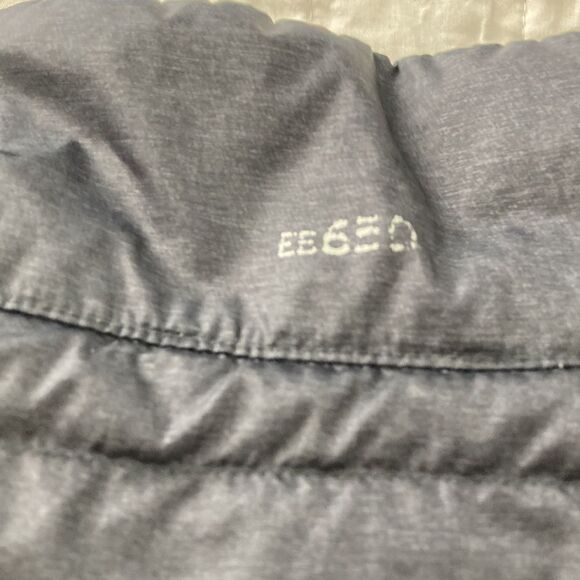 Eddie Bauer Down Puffer Vest Grey Mens size Large - Picture 5 of 8